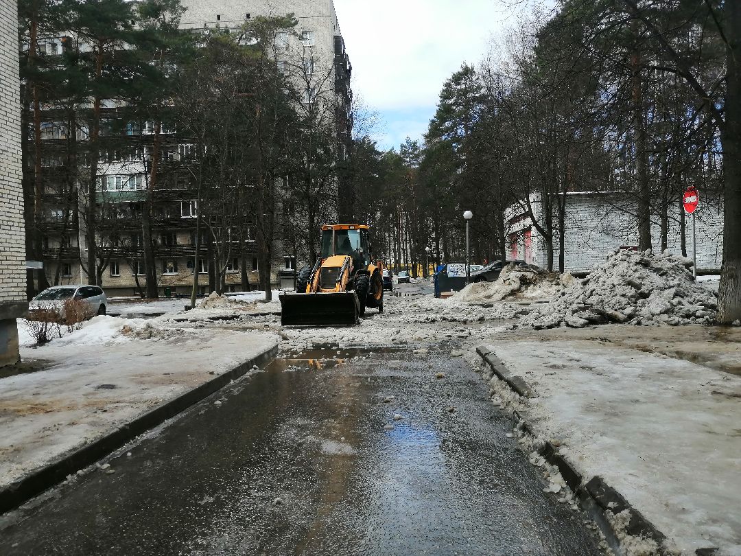 весна, Протвино, благоустройство