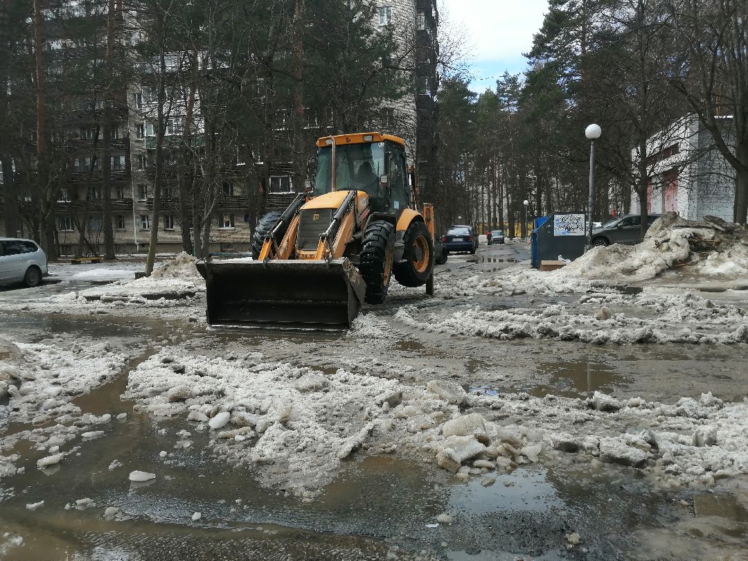 весна, Протвино, благоустройство