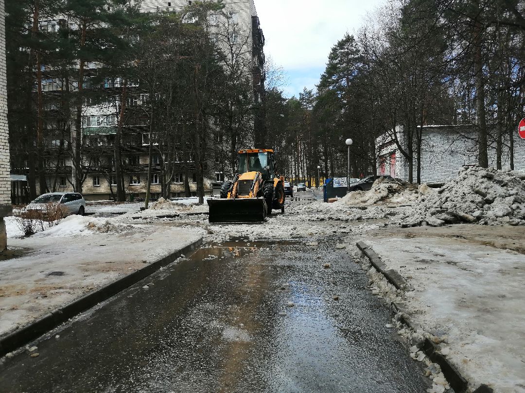 весна, Протвино, благоустройство