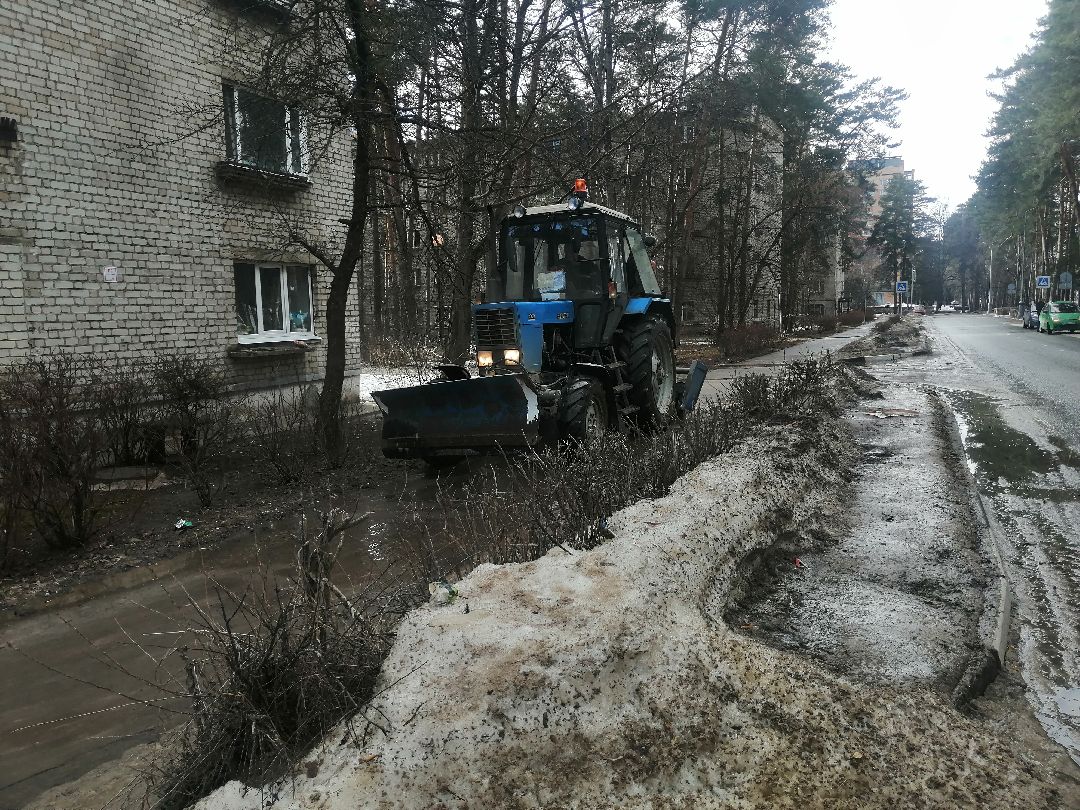 весна, Протвино, благоустройство
