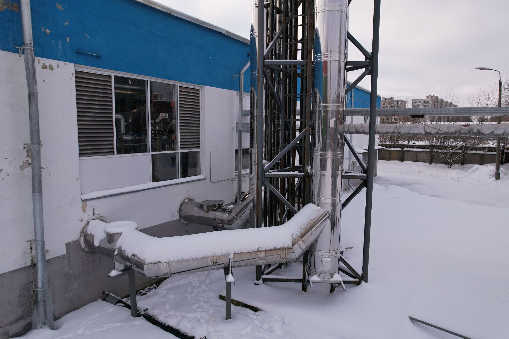 видео с коптера, котельная, серпухов,