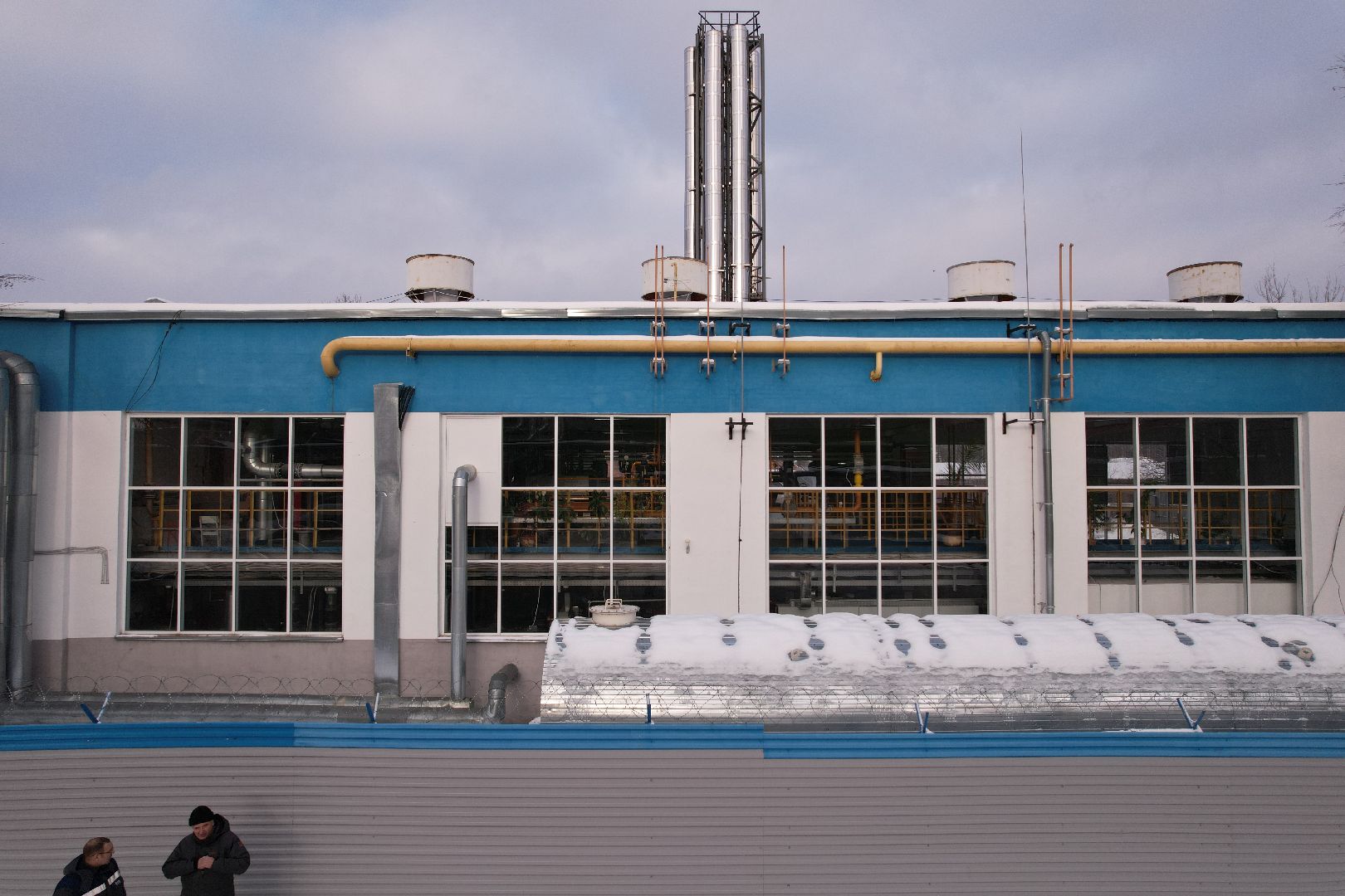 видео с коптера, котельная, серпухов,