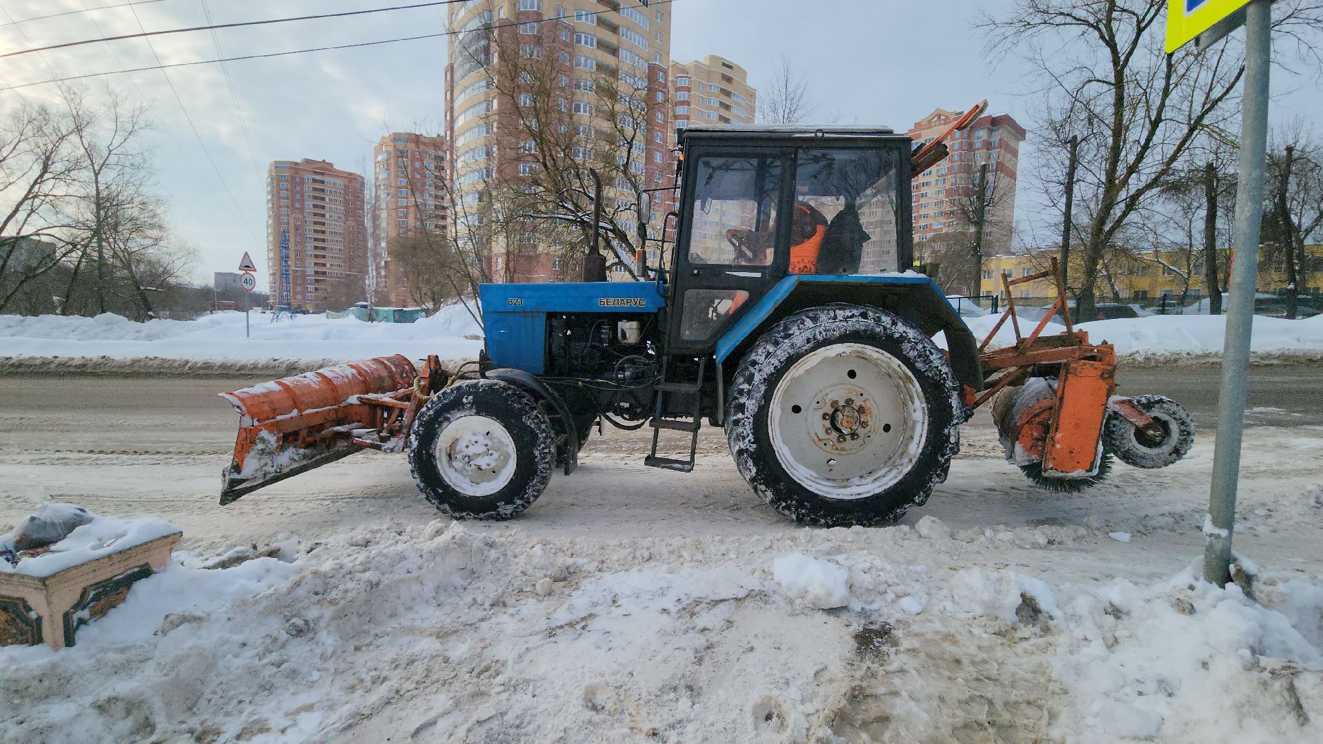 подольск, уборка города,