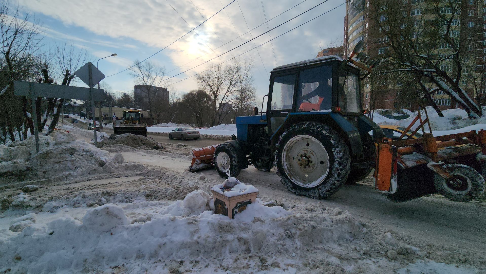 подольск, уборка города,
