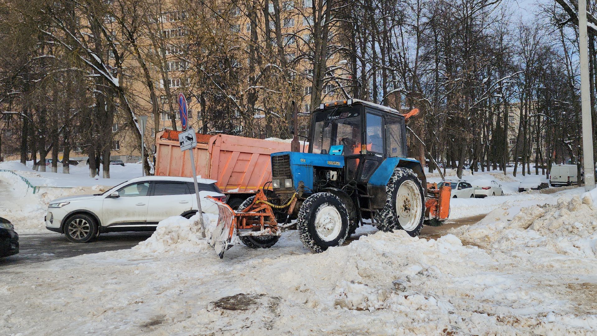 подольск, уборка города,