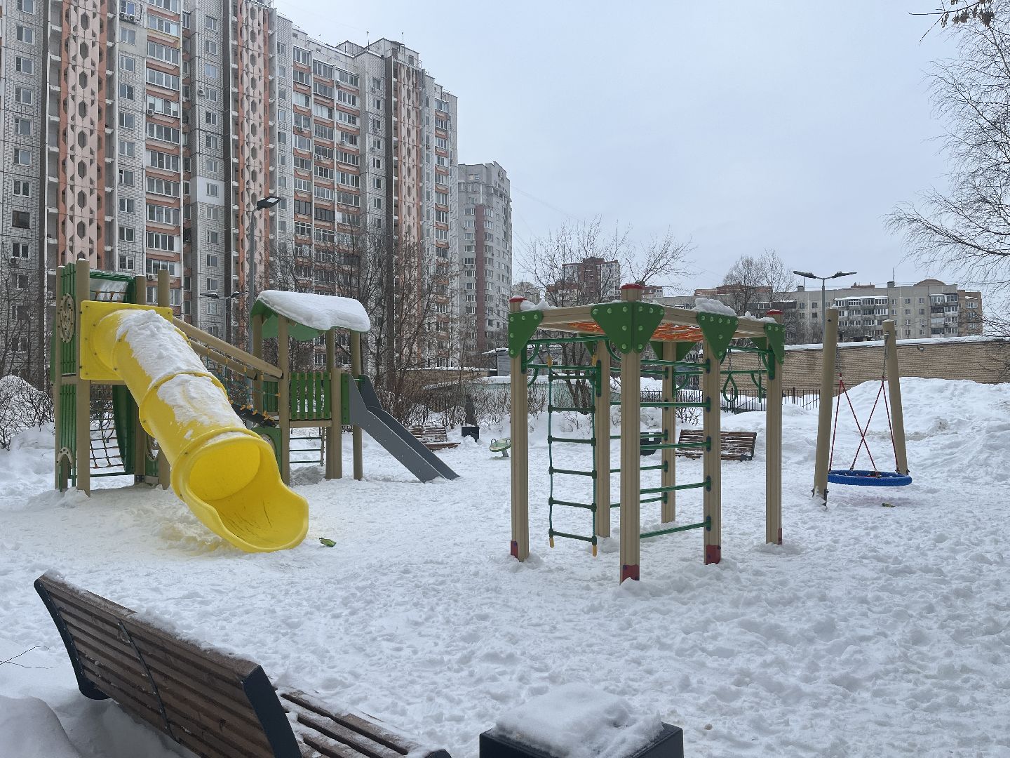 детская площадка, новая детская площадка, модернизация, национальный проект,