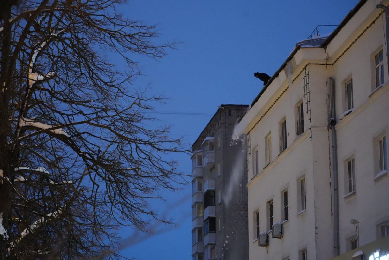 Сергиев Посад, ЖКХ, Снег и наледь на крышах, Коммунальные службы, Погода,