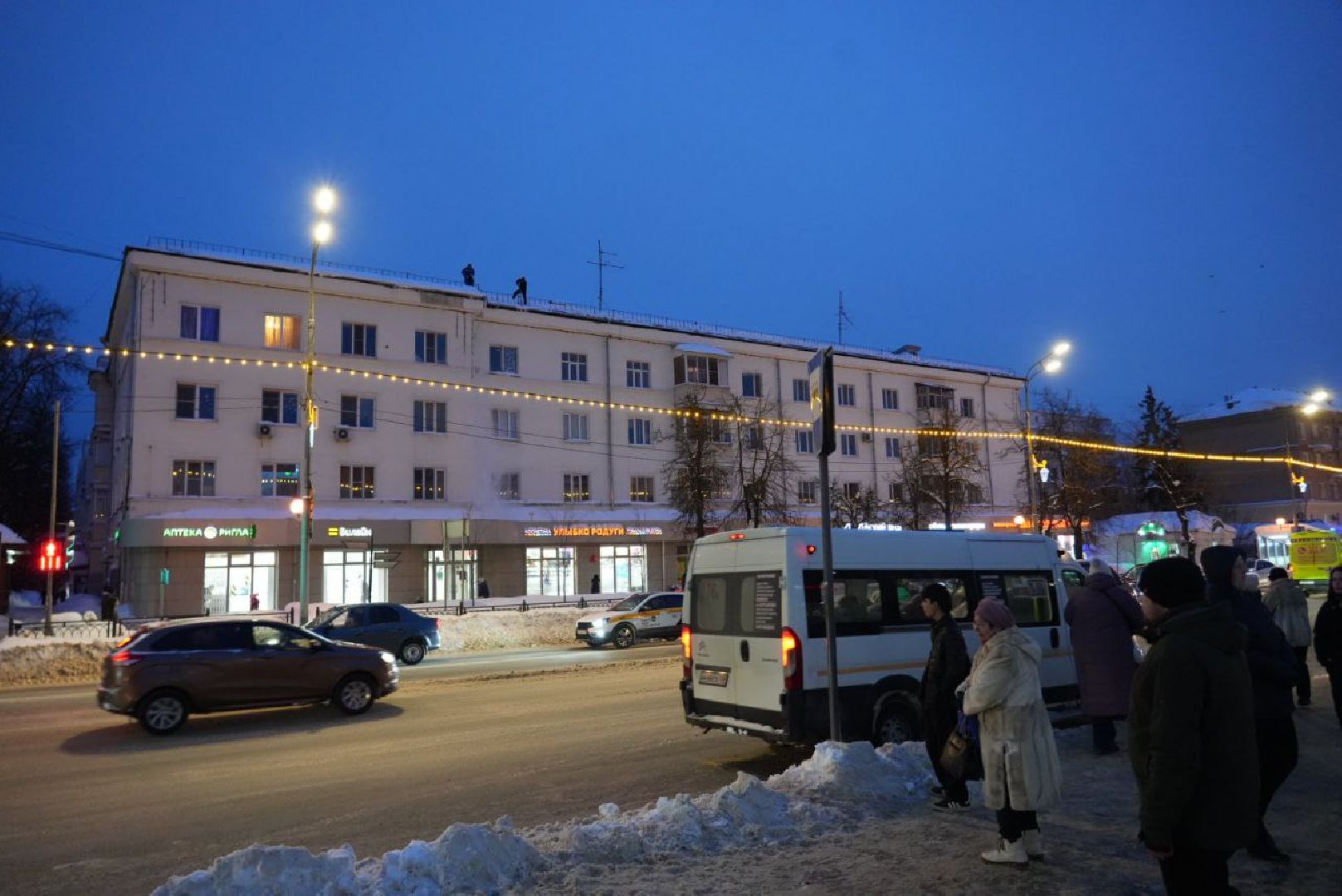 Сергиев Посад, ЖКХ, Снег и наледь на крышах, Коммунальные службы, Погода,