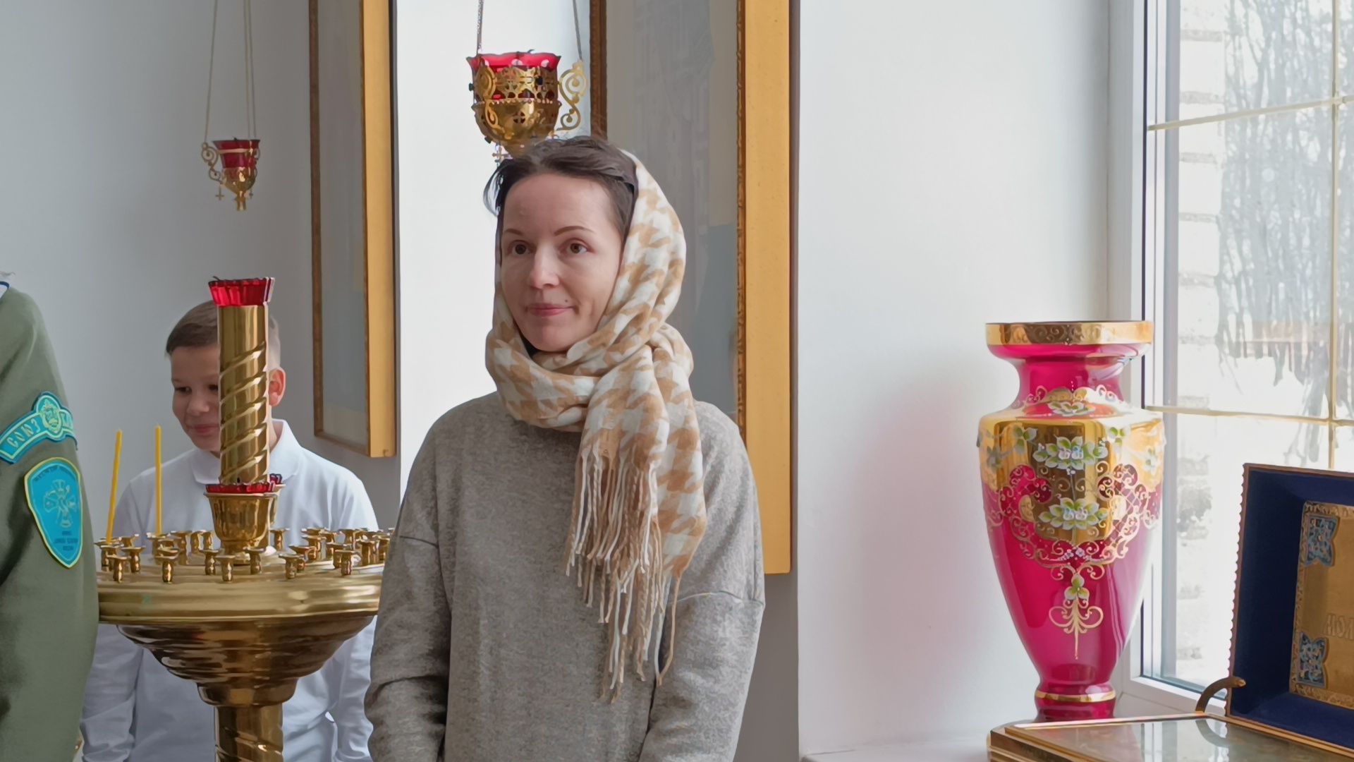 кадеты, казаки, храм,