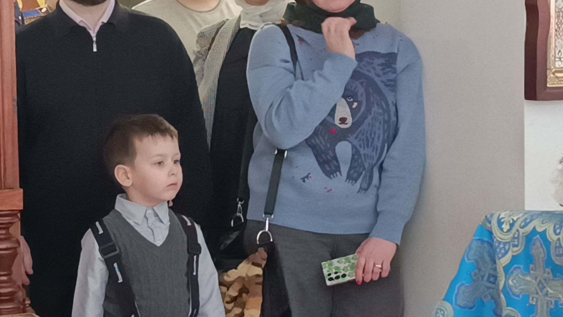 кадеты, казаки, храм,