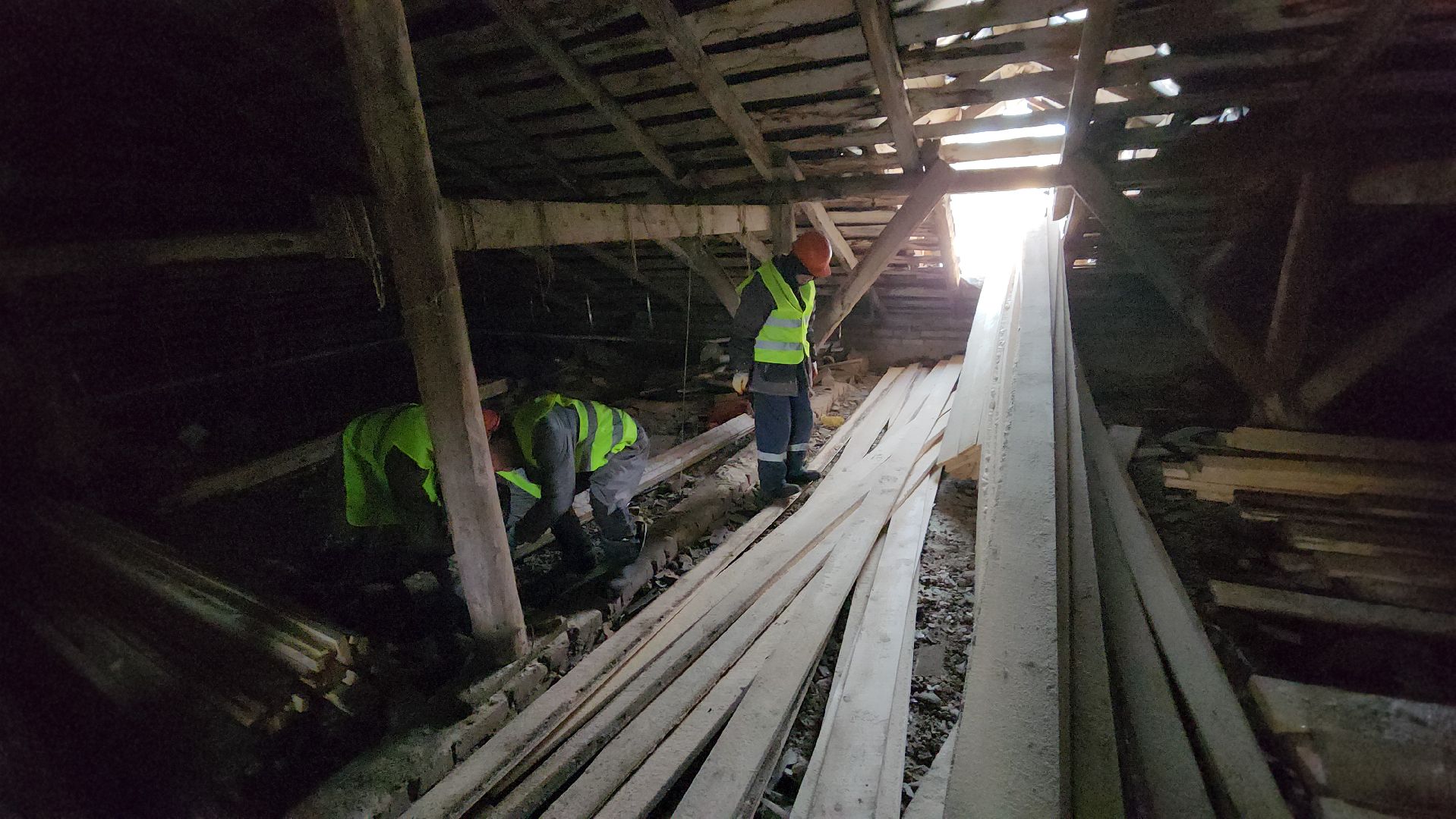 серпухов, замена кровли, жкх, улица калинина, стройка,