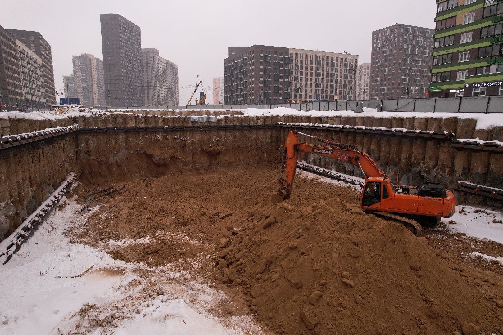 видео с коптера, тоннель, путилково,