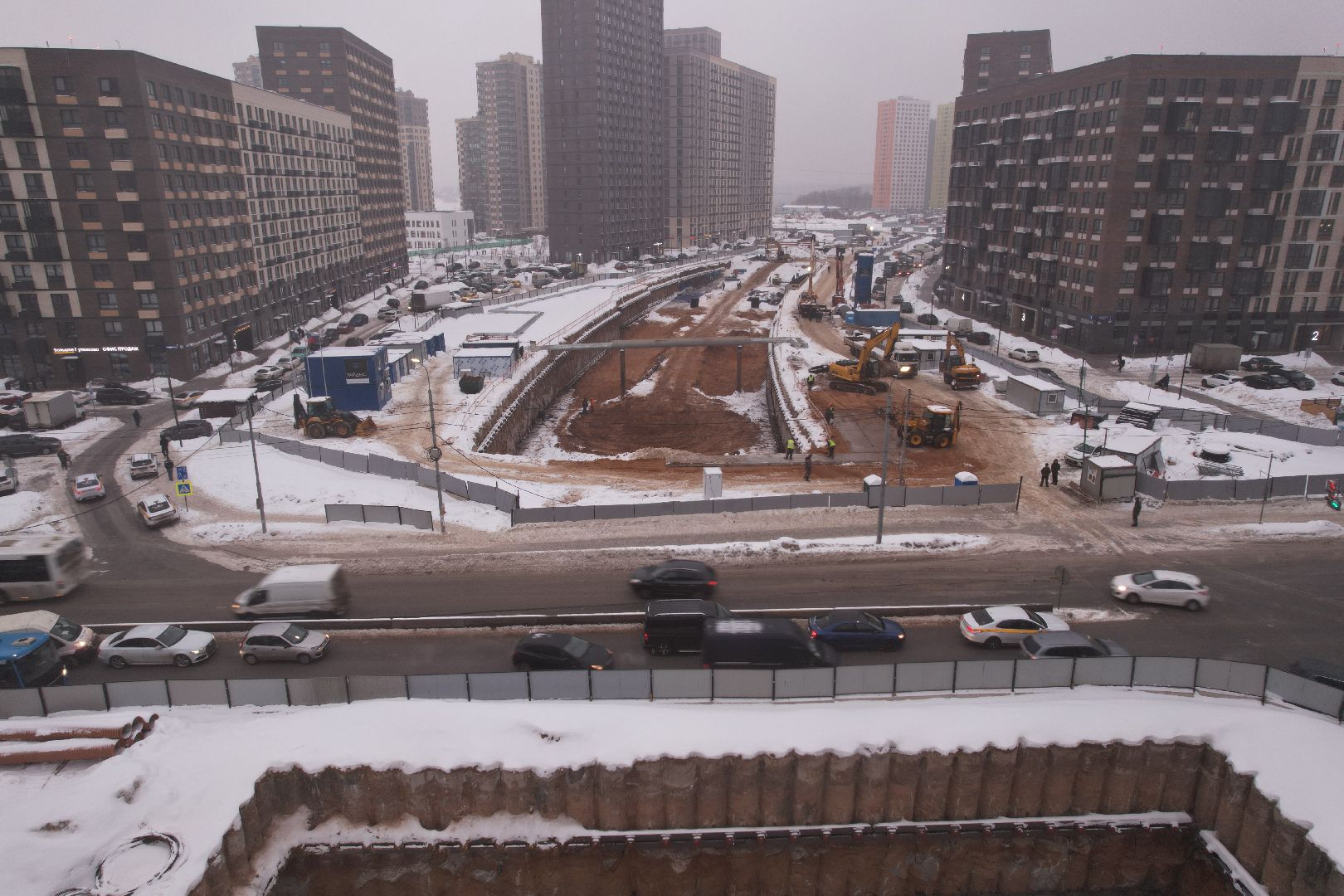 видео с коптера, тоннель, путилково,