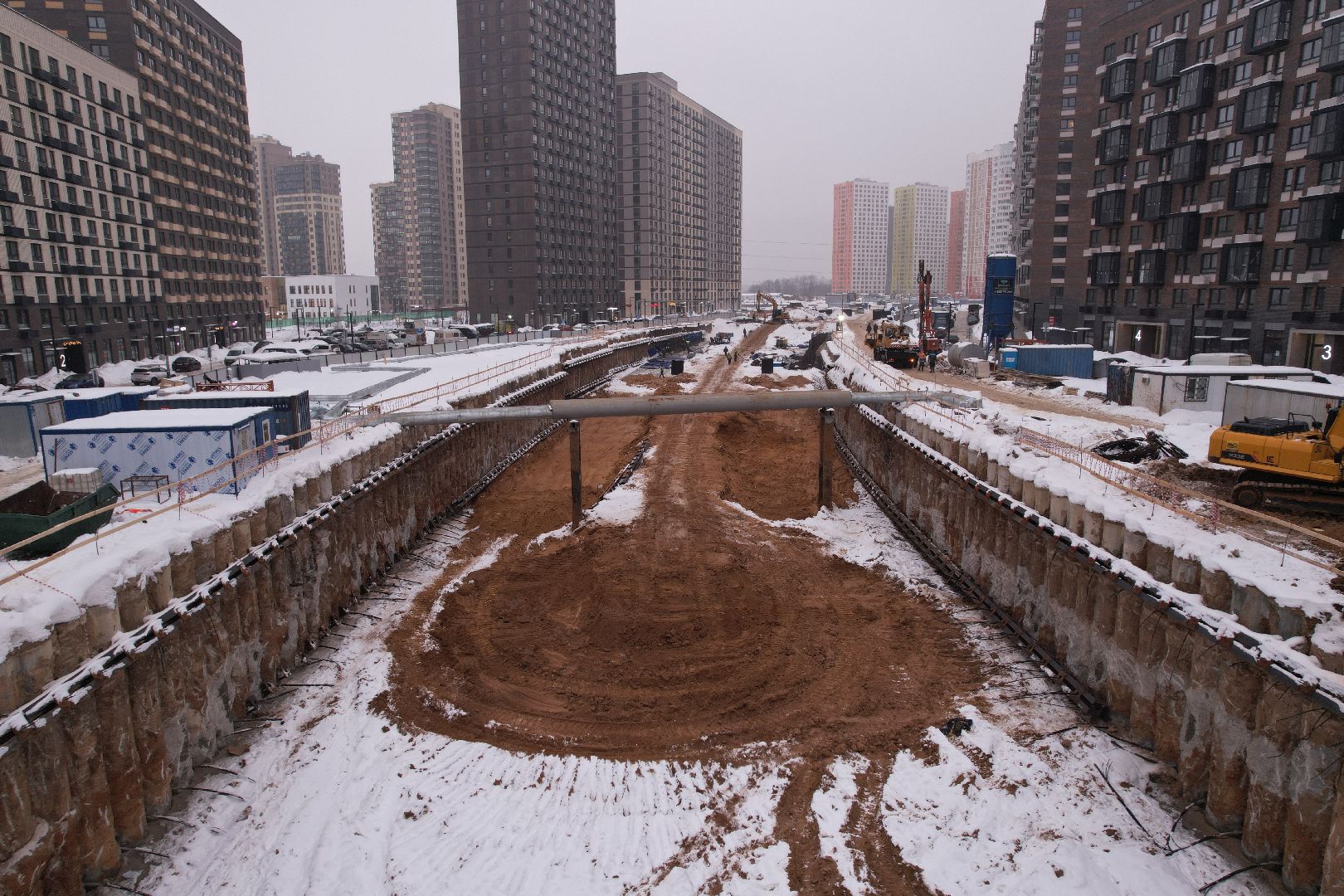 видео с коптера, тоннель, путилково,
