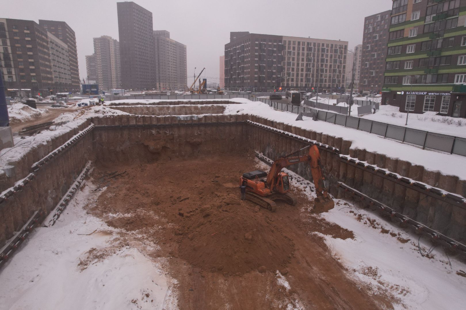 видео с коптера, тоннель, путилково,