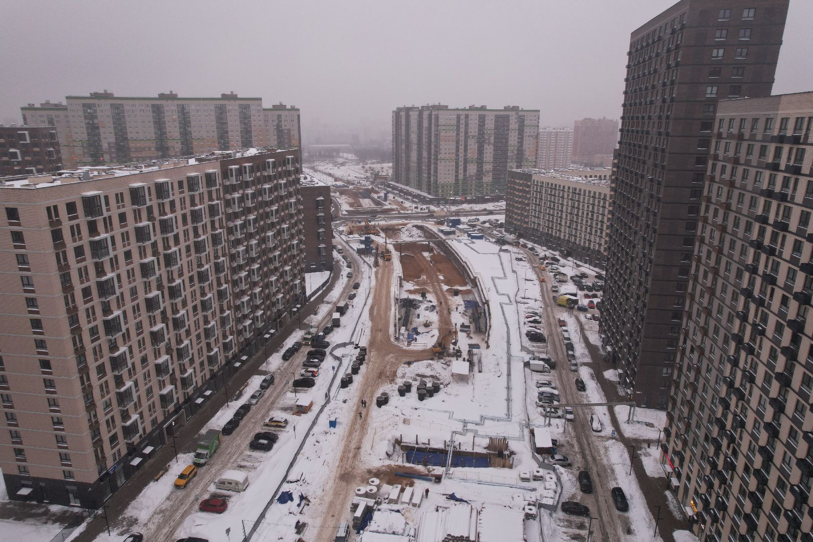 видео с коптера, тоннель, путилково,