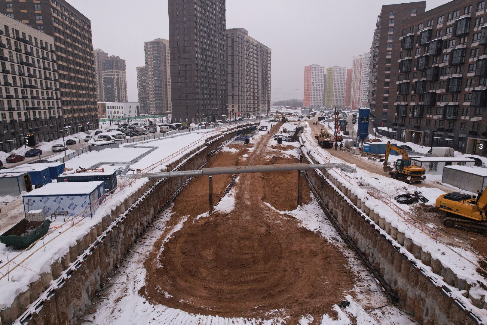 видео с коптера, тоннель, путилково,