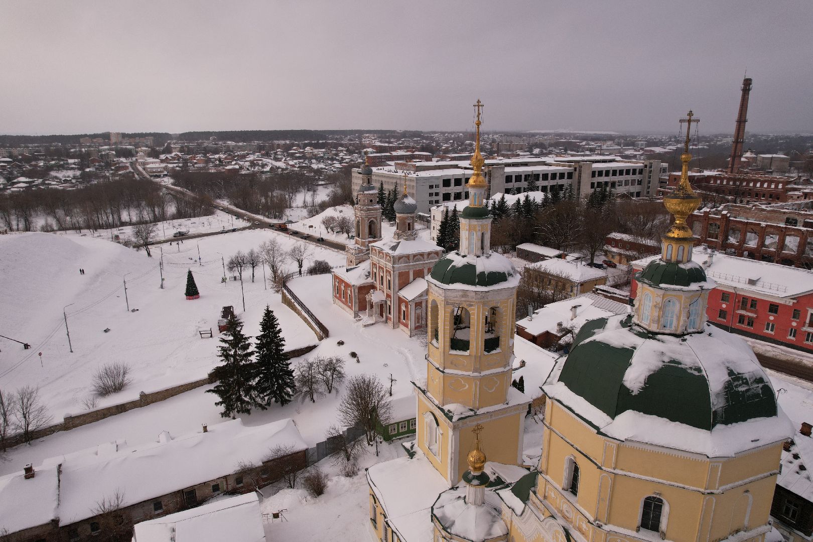 видео с коптера, туризм, серпухов,