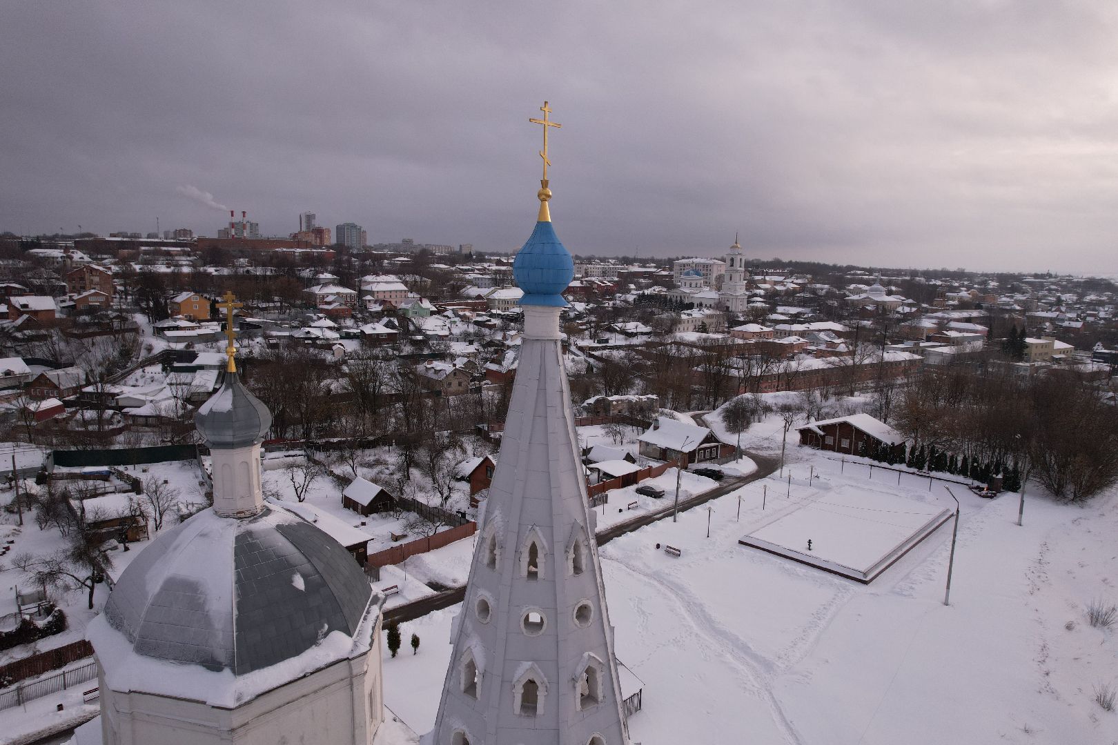 видео с коптера, туризм, серпухов,