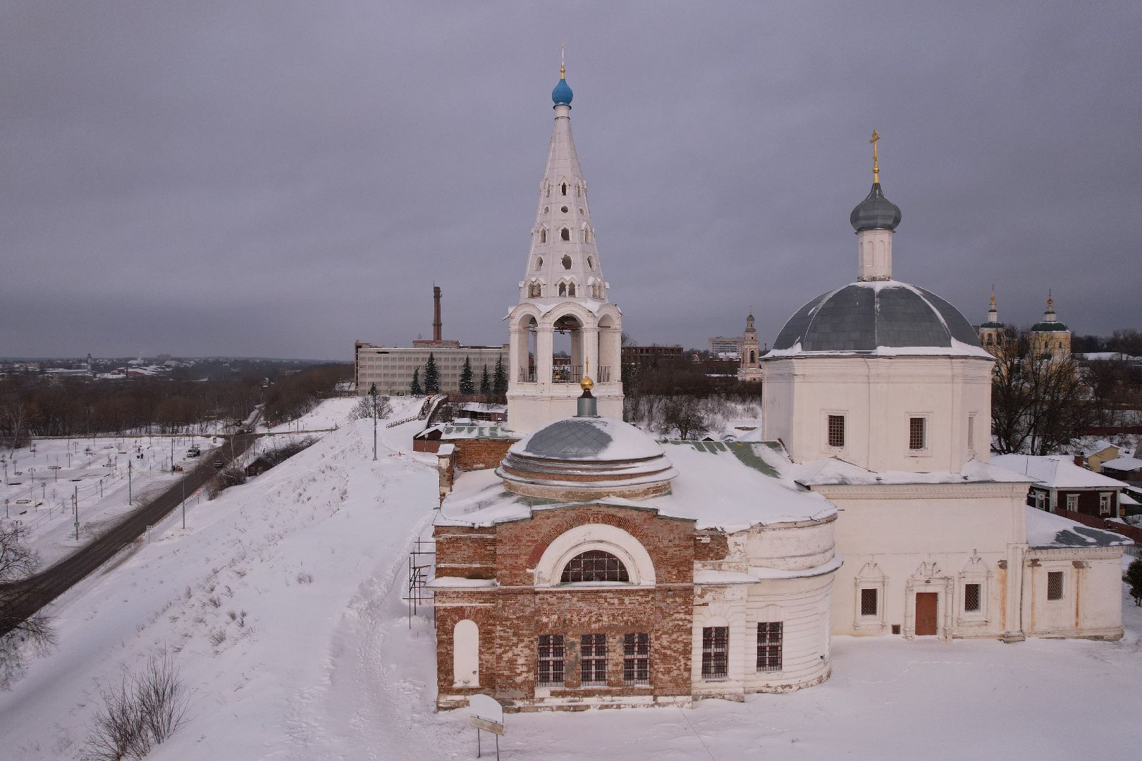 видео с коптера, туризм, серпухов,