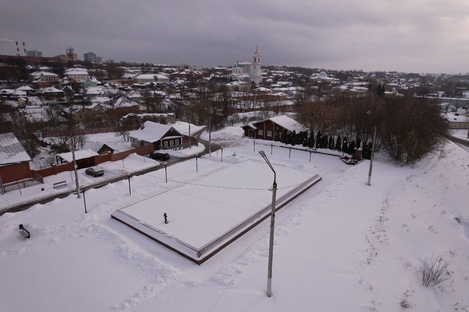 видео с коптера, туризм, серпухов,