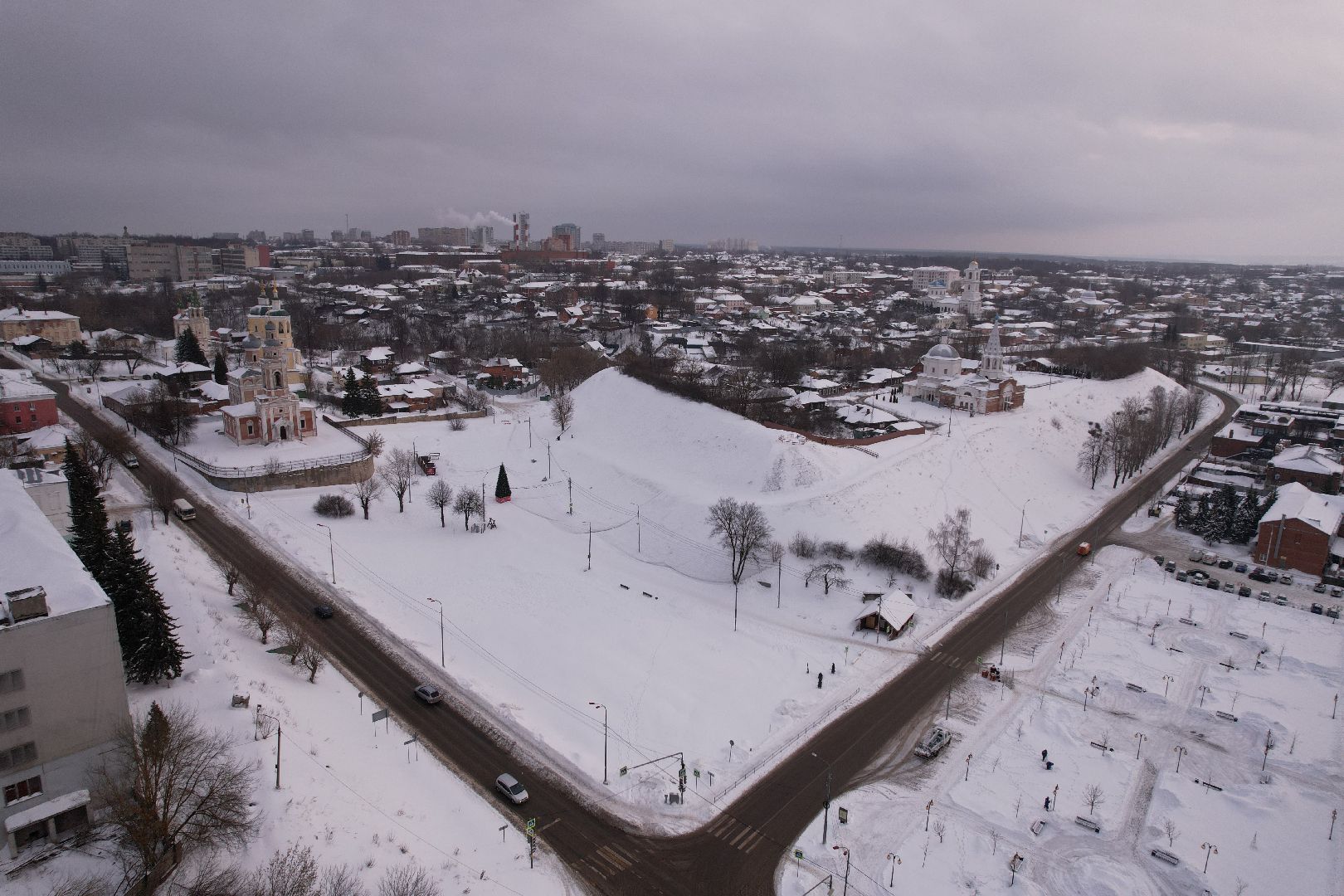 видео с коптера, туризм, серпухов,