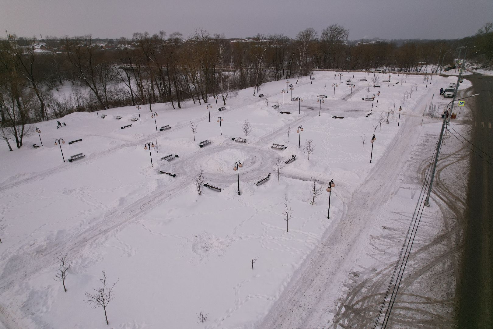 видео с коптера, туризм, серпухов,