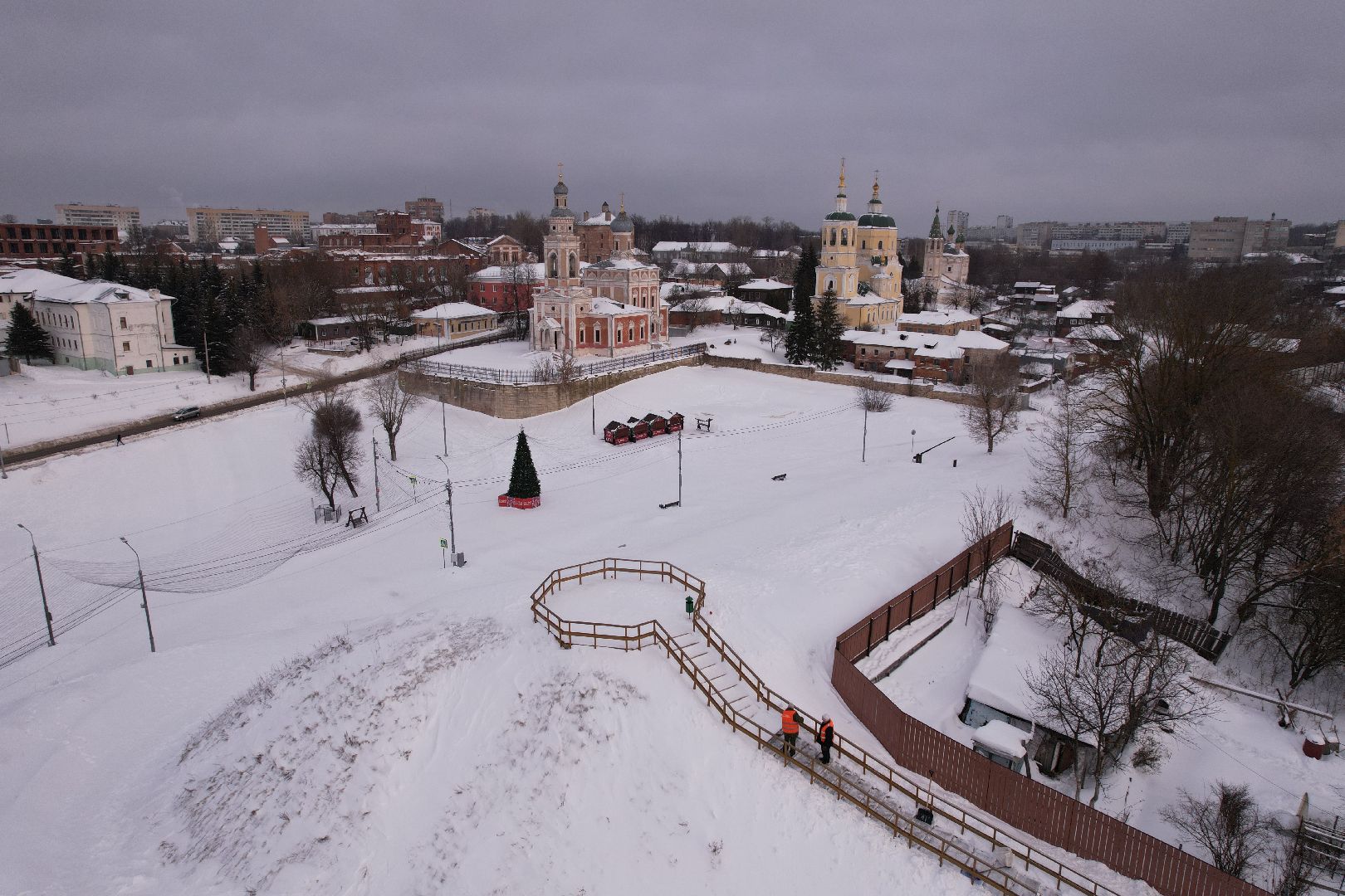 видео с коптера, туризм, серпухов,
