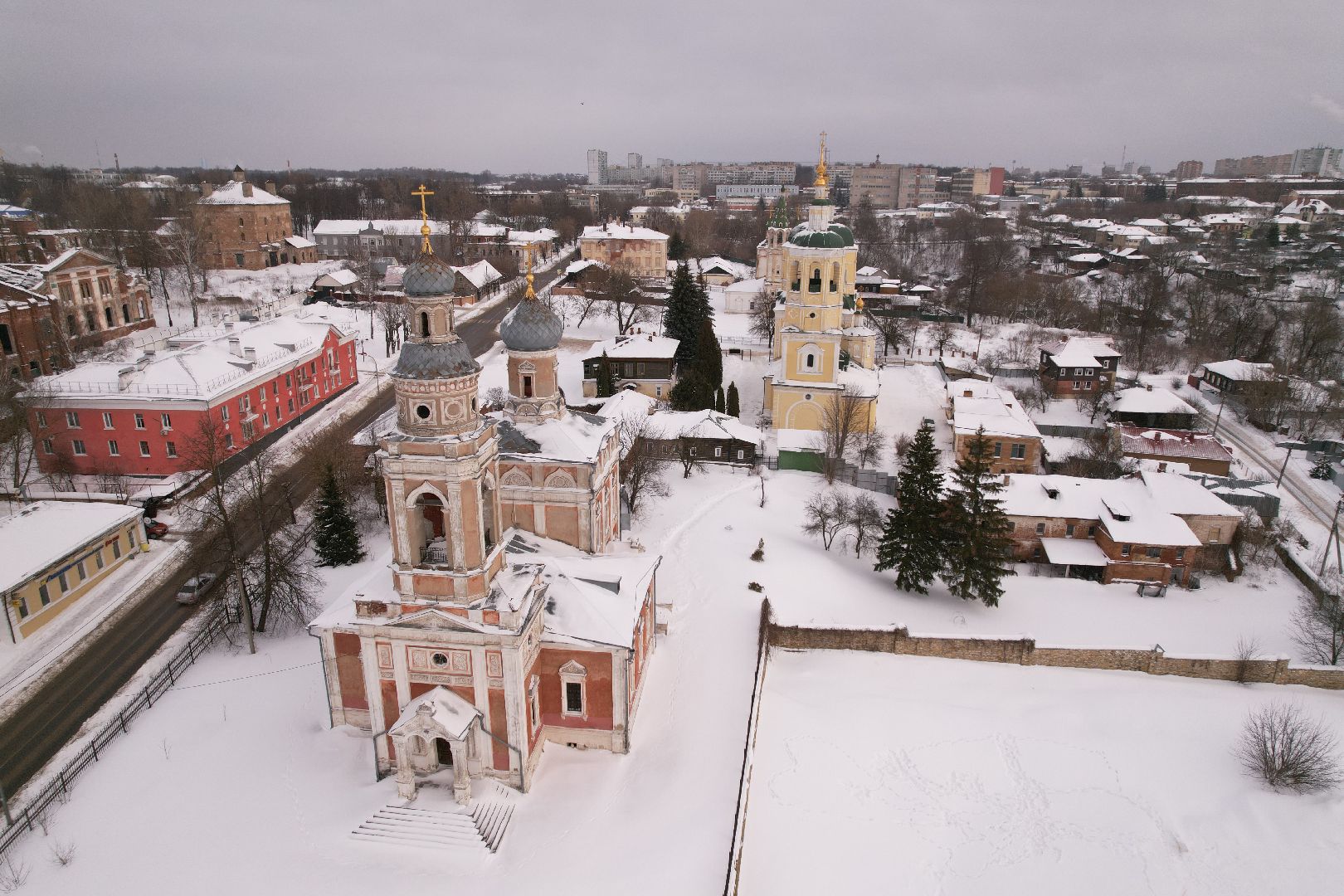 видео с коптера, туризм, серпухов,