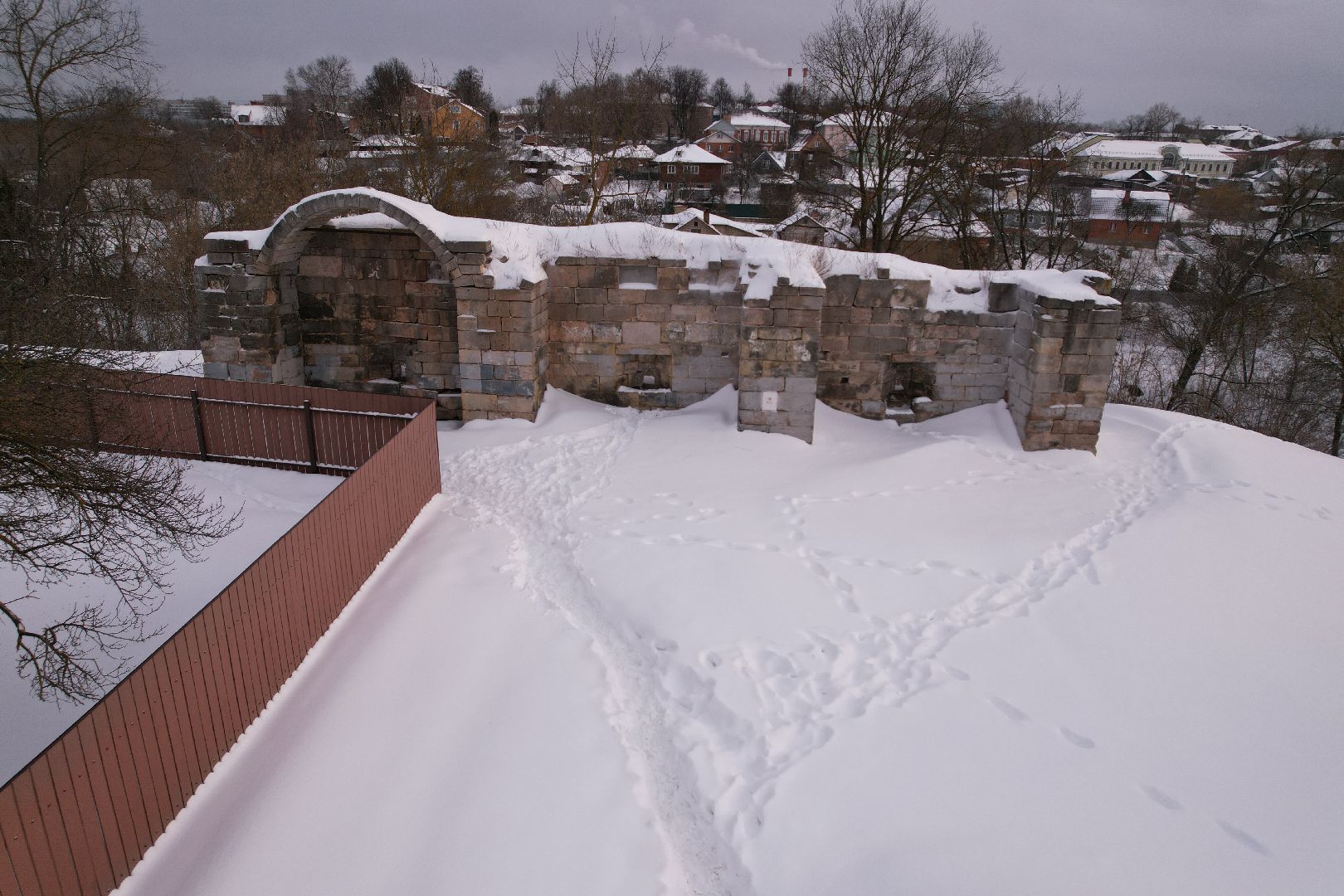 видео с коптера, туризм, серпухов,