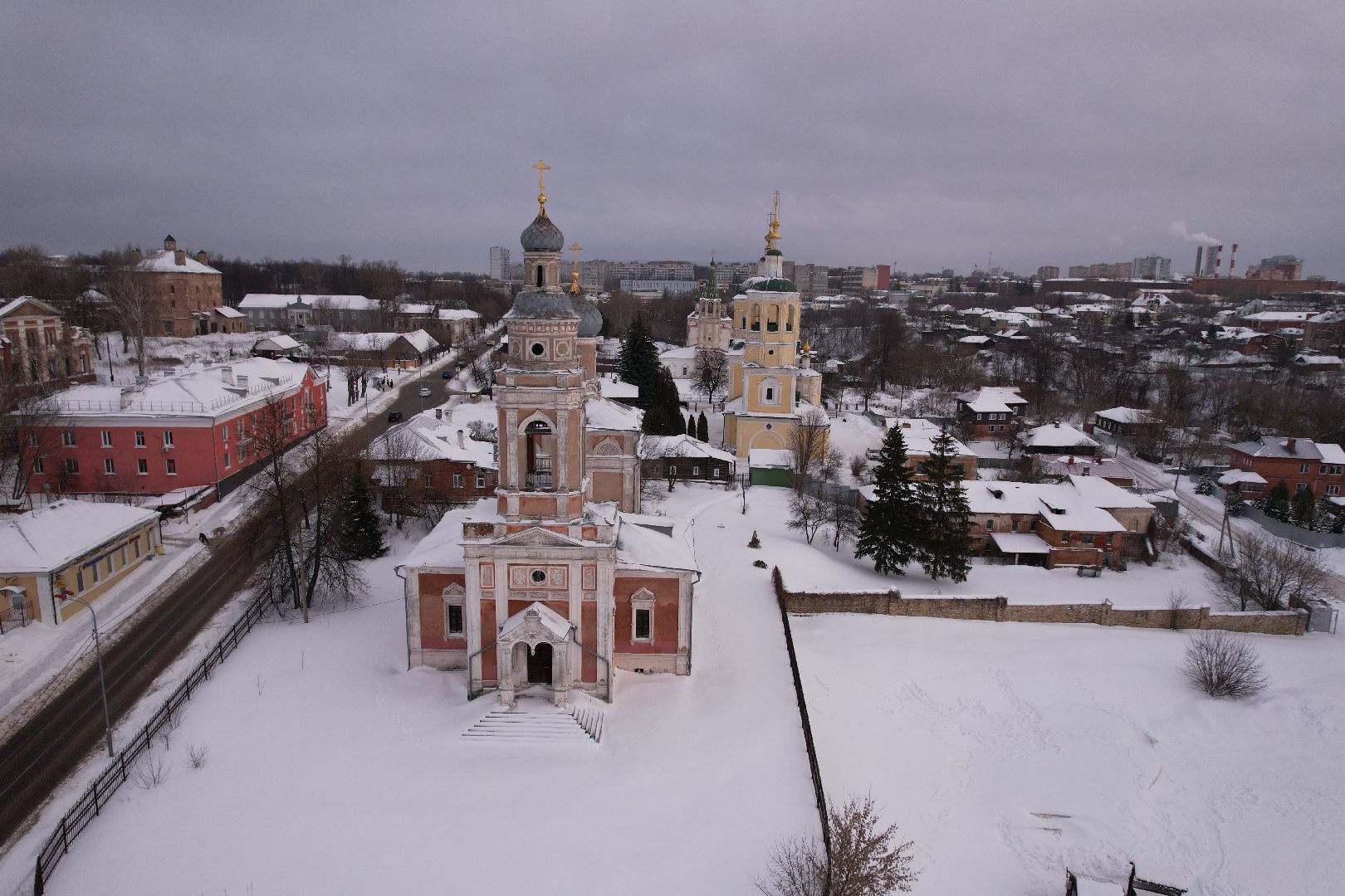 видео с коптера, туризм, серпухов,