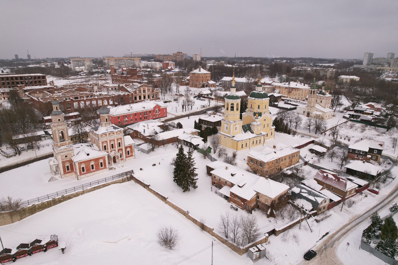 видео с коптера, туризм, серпухов,