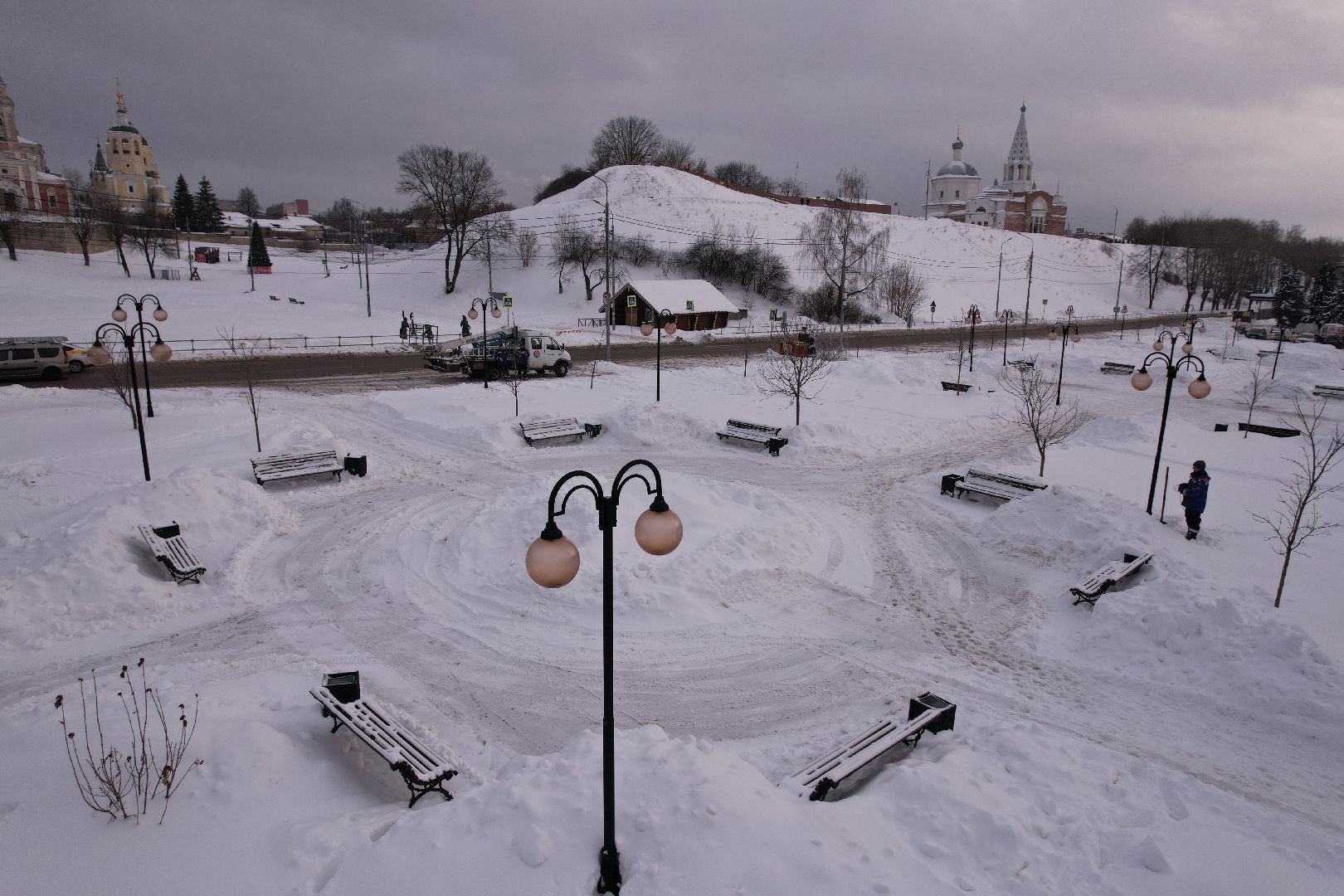 видео с коптера, туризм, серпухов,