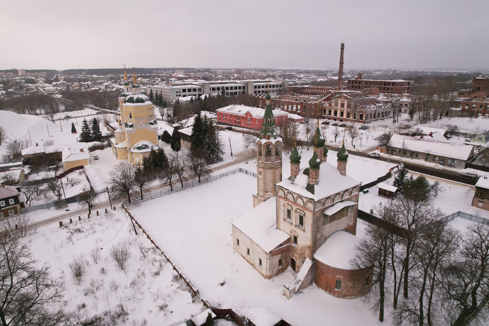 видео с коптера, туризм, серпухов,