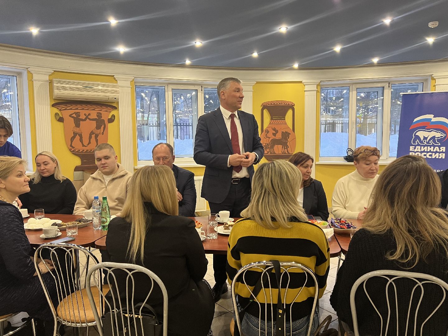 встреча с семьями участников сво, мобилизованные, Жуковский, борис аубакиров, поддержка, решение вопросов,