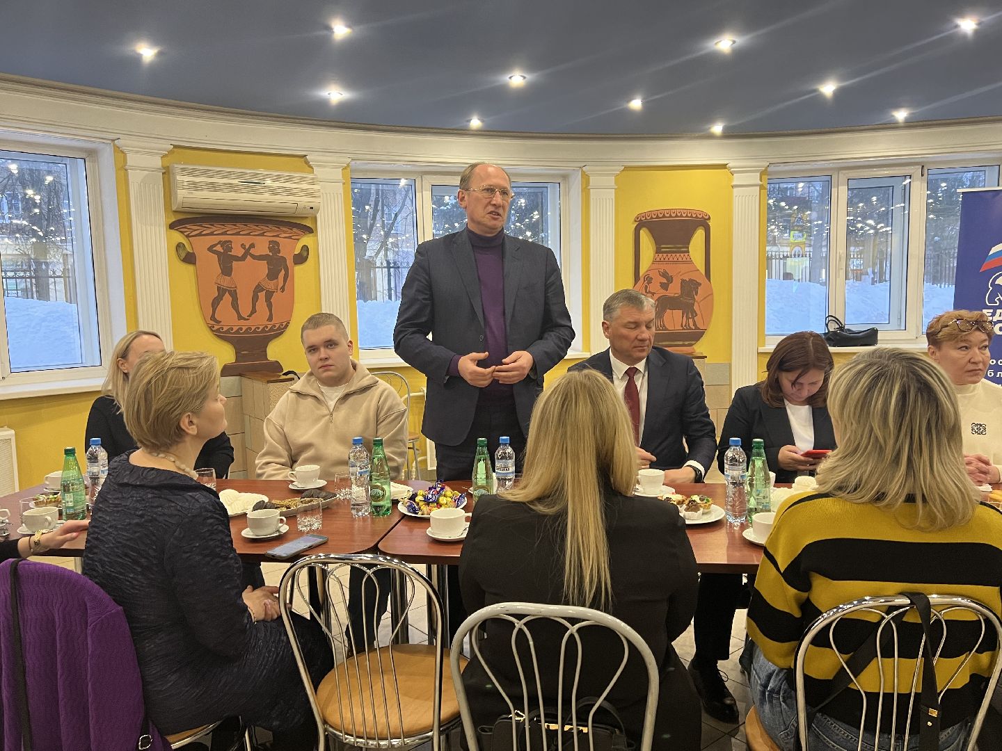 встреча с семьями участников сво, мобилизованные, Жуковский, борис аубакиров, поддержка, решение вопросов,