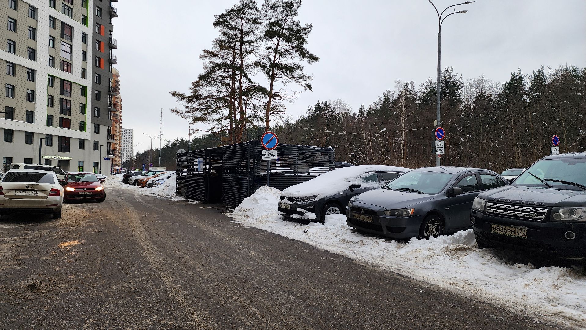 подд, знаки запрета парковки, контейнерные площадки,