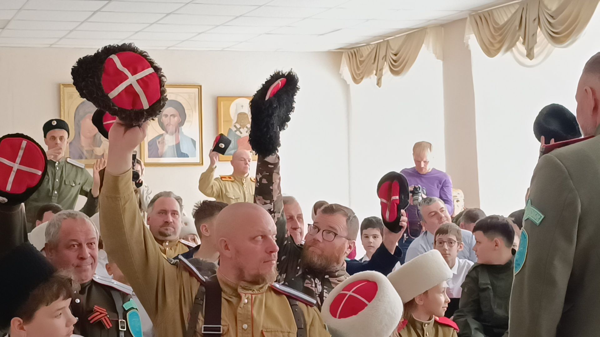 казаки, лобня, кадеты,