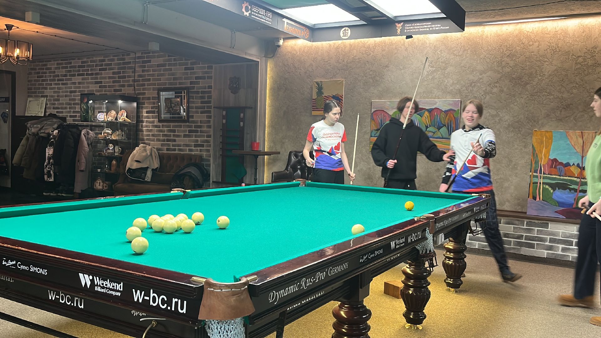 бильярд, турнир по бильярду, молодежь, волонтеры, движение первых, волонтеры подмосковья, молодая гвардия,