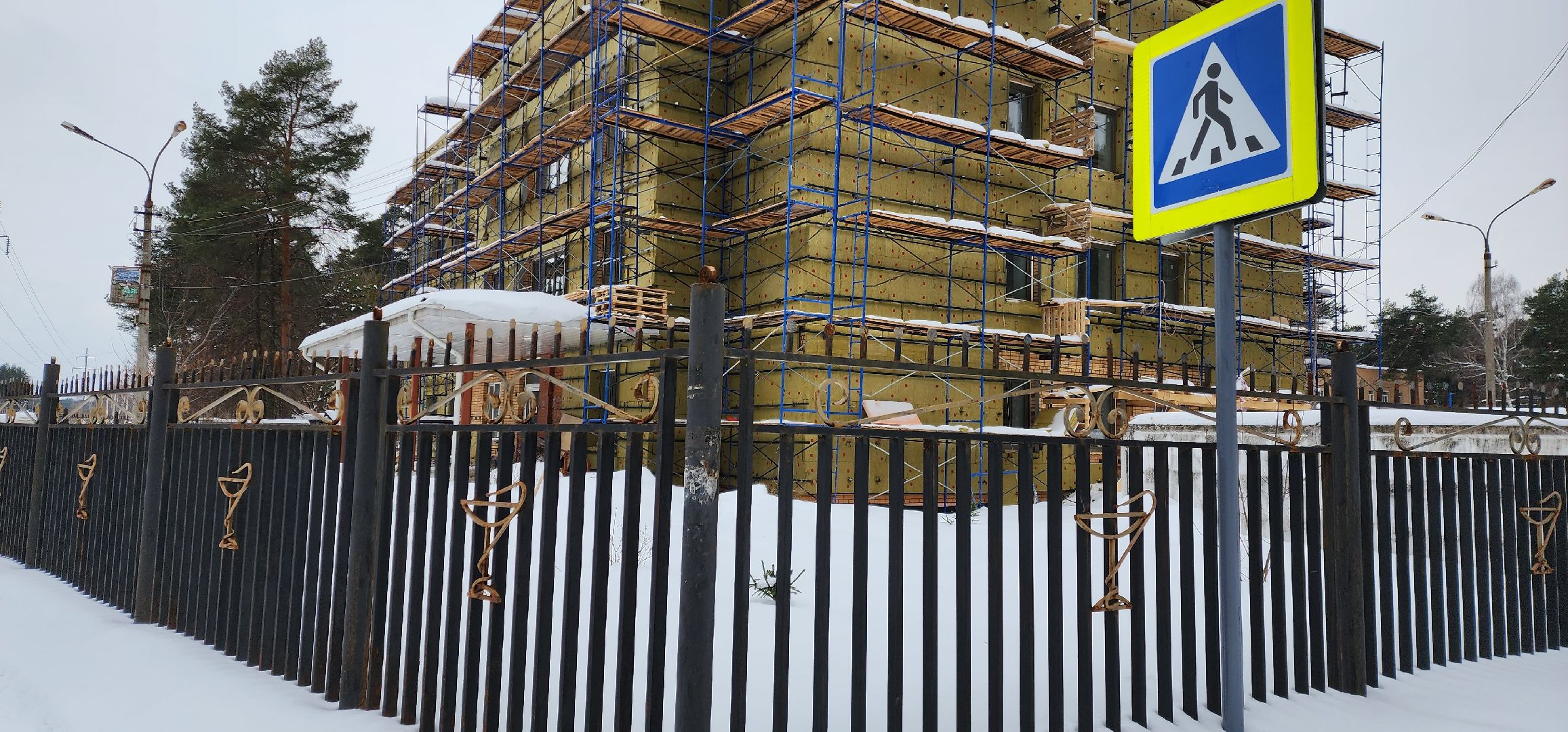 раменское, строительство, поликлиника на Высоковольтной,