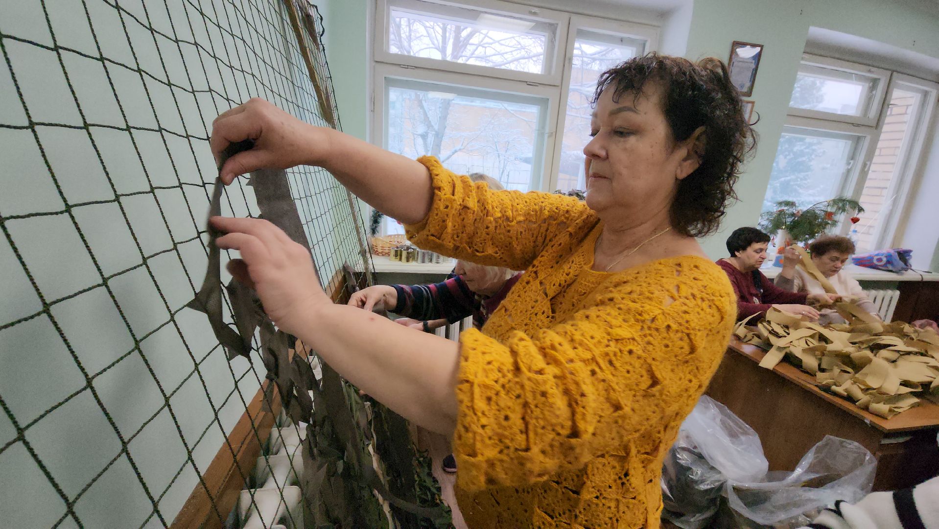 маскировочная сеть, сво, спецоперация, активное долголетие, руза, рузский городской округ, московская область,