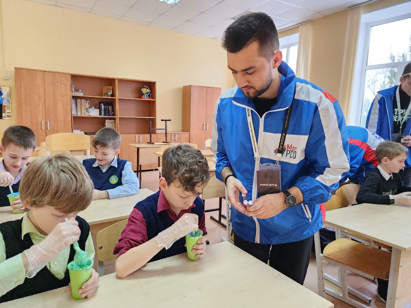 снежный десант, профориентация, профориентация для школьников, школьники, руза, рузский городской округ, московская область,