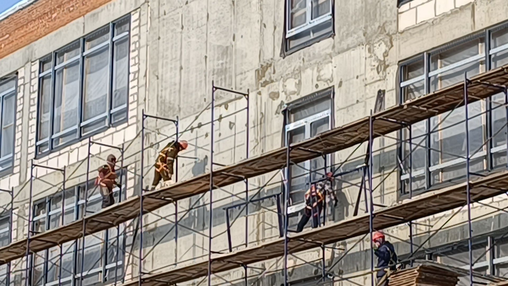 строительство, лобня, поликлиника, детский сад, школа,