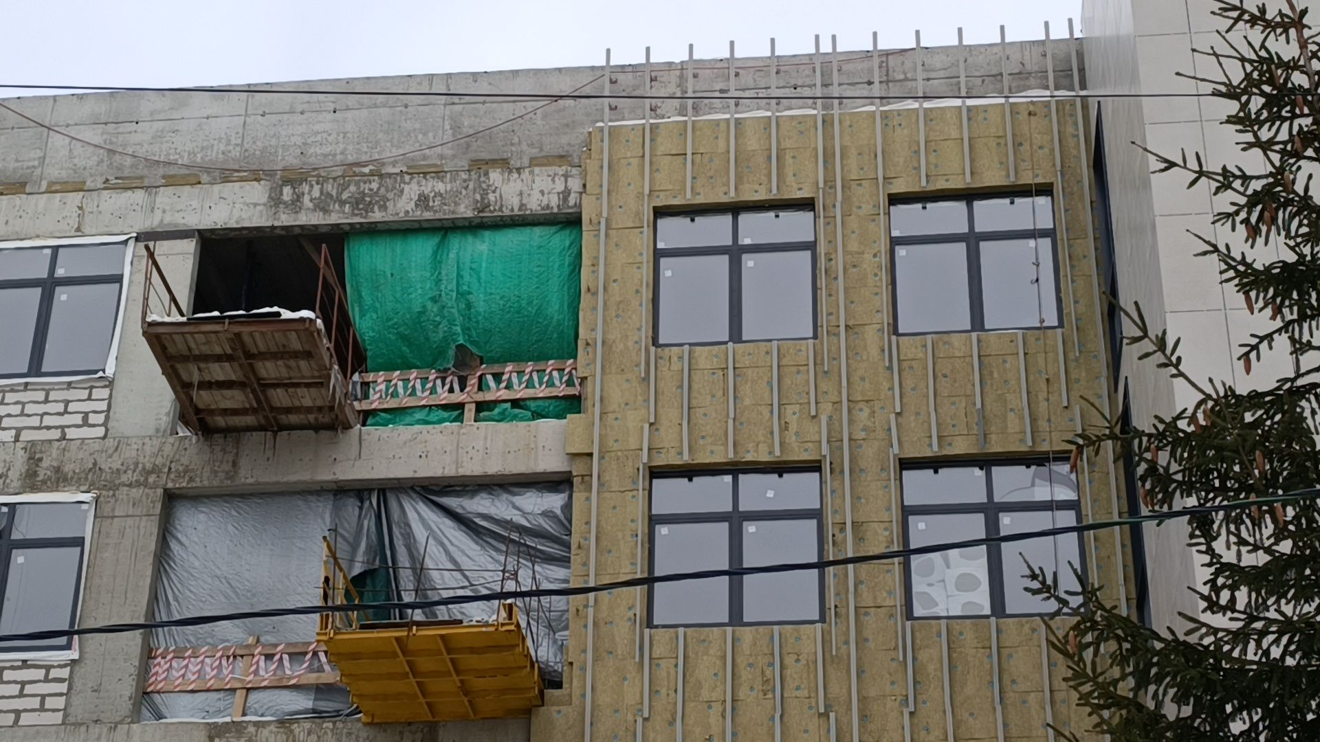 строительство, лобня, поликлиника, детский сад, школа,