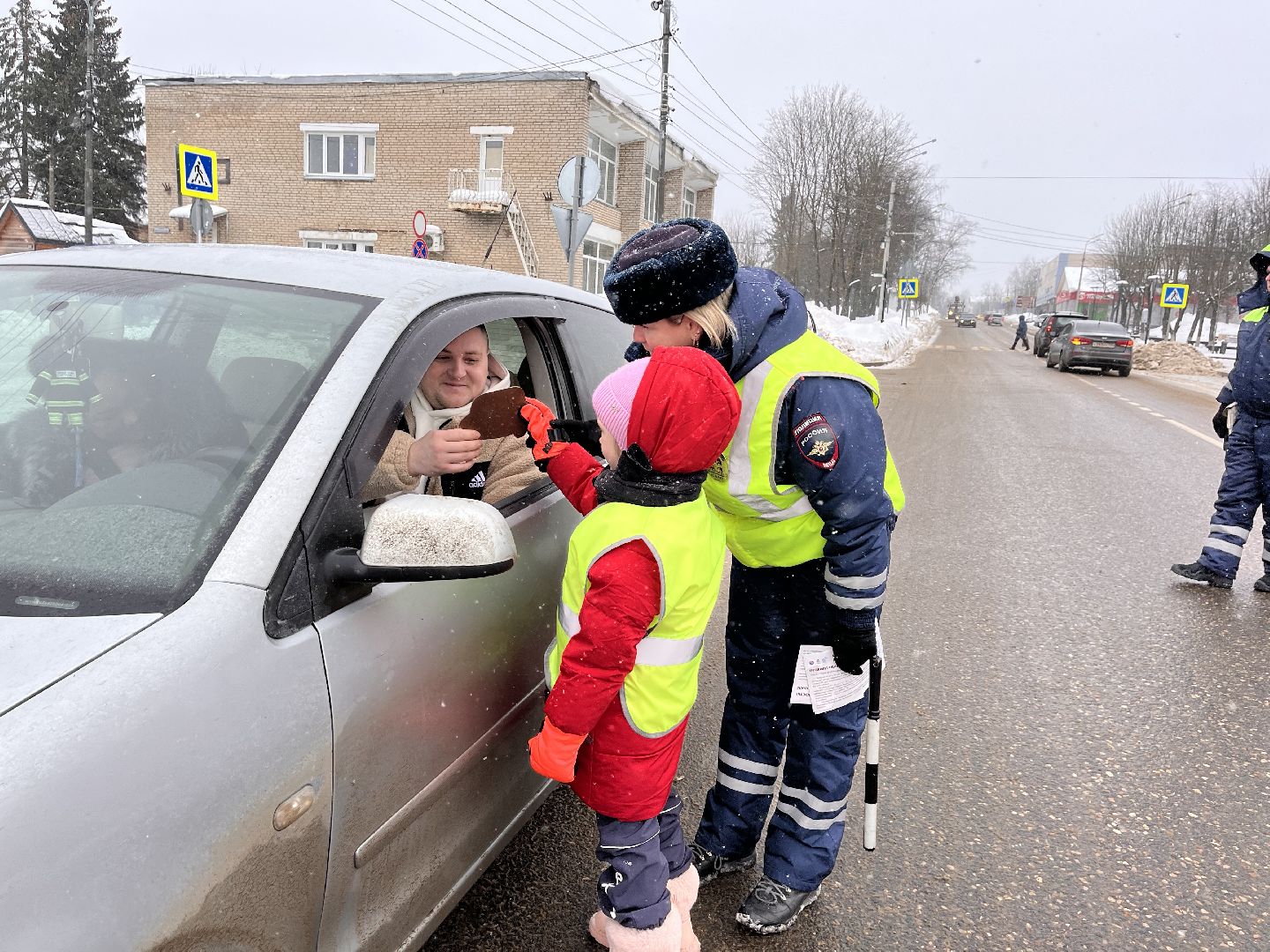шаховская, гибдд, госавтоинспекция, акции, 23 февраля,