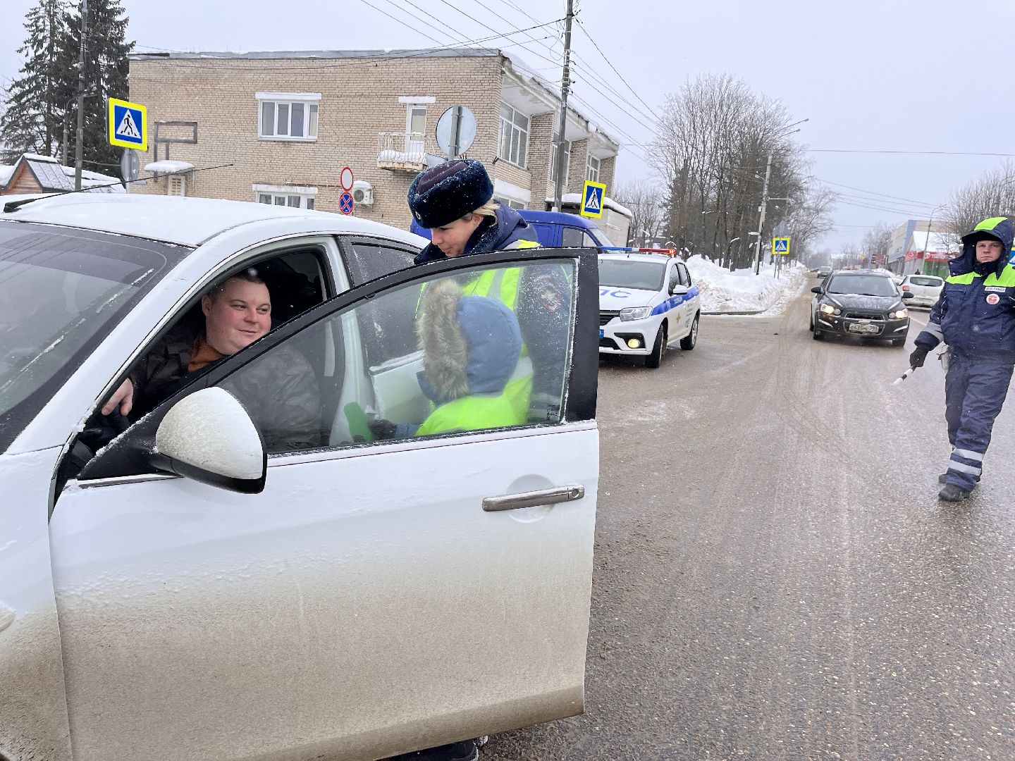 шаховская, гибдд, госавтоинспекция, акции, 23 февраля,