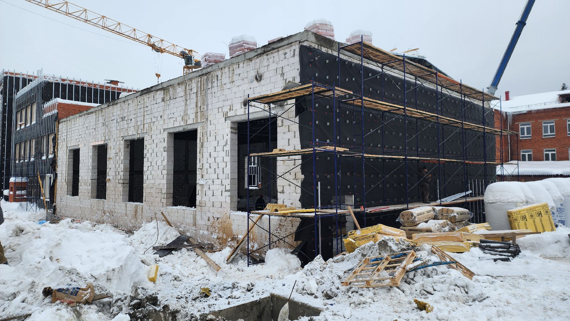 Солнечногорск, строительство, Поварово, школа,