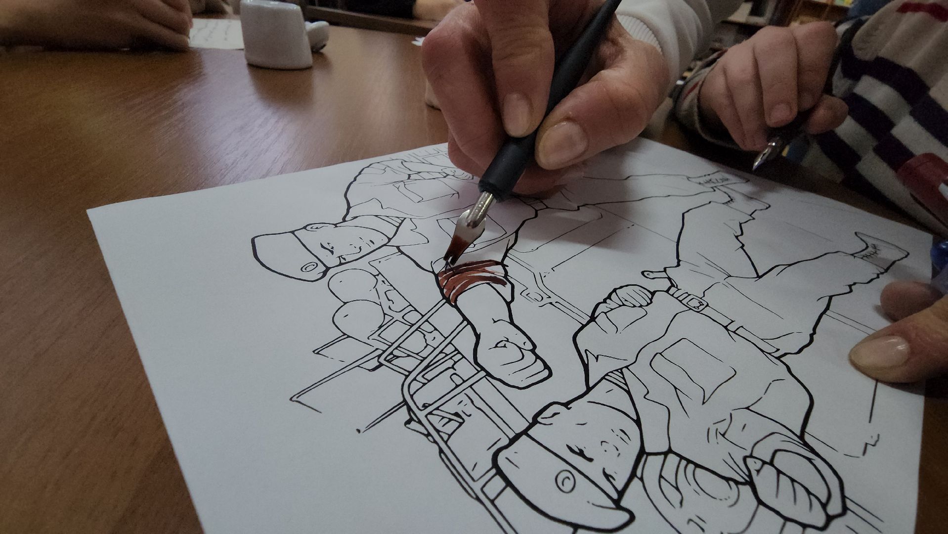 сво, спецоперация, письмо солдату, каллиграфия, библиотека, рузская библиотека, руза, рузский городской округ,