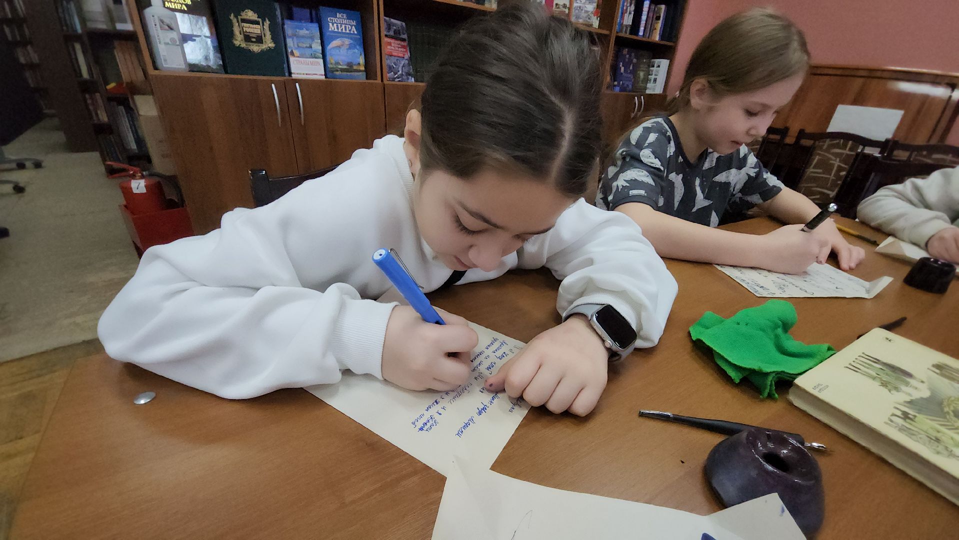 сво, спецоперация, письмо солдату, каллиграфия, библиотека, рузская библиотека, руза, рузский городской округ,