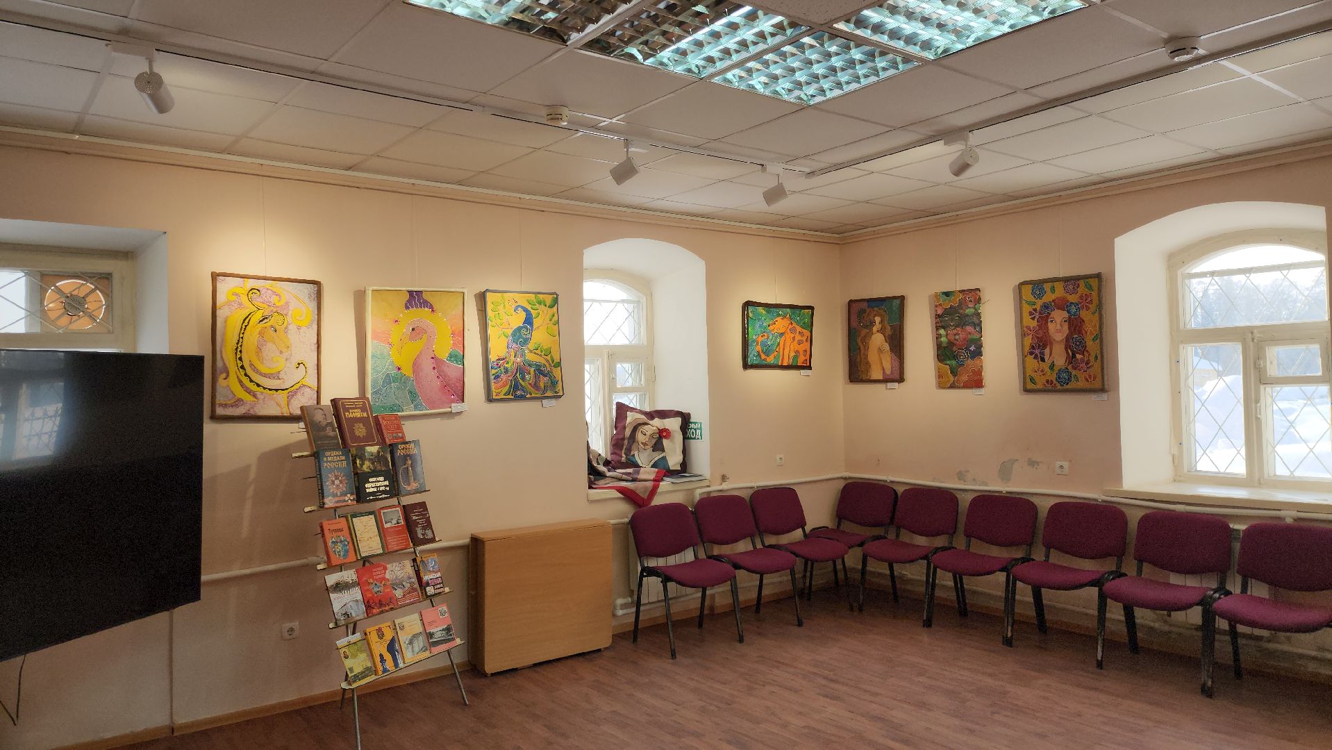 рузский краеведческий музей, выставка, музеиподмосковья, батик, творчество, руза, рузский городской округ,